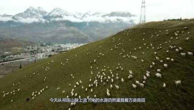 祁连山脉被称为西北荒漠中的水塔,有雪山和草原,是旅行的圣地