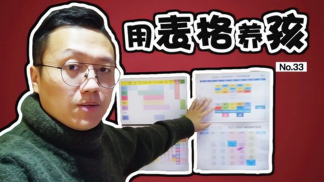 对付熊孩子,教你用四个表格轻松教育小学生,VLOG33雅桑了吗