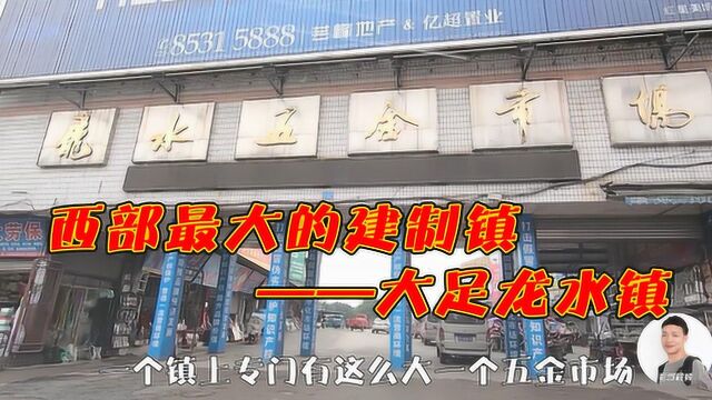 龙水镇不愧是重庆大足工业中心,一个镇上这么大个市场,真不简单