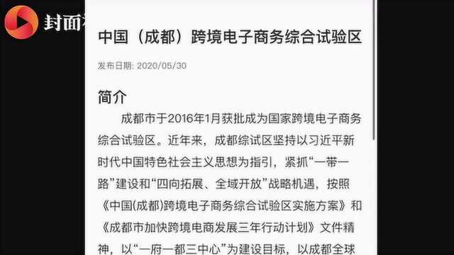 四川4个跨境电商综试区集中亮相“云上广交会”,向国内外展示“外贸川军”