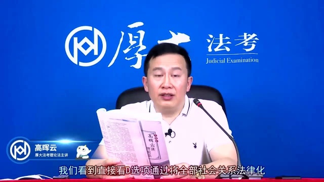 17.中国特色社会主义法治建设2020年厚大法考理论法高晖云