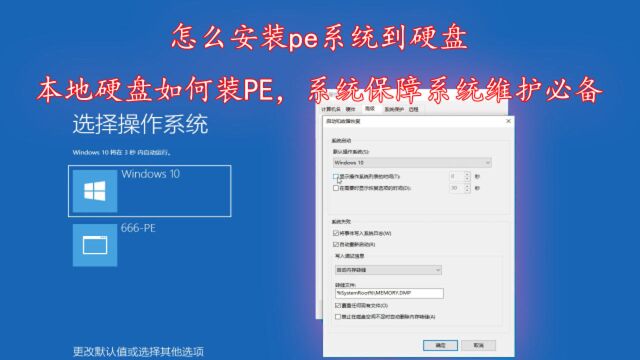 怎么安装pe系统到硬盘,本地硬盘如何装PE,系统保障系统维护必备