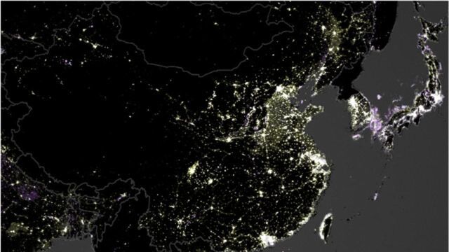 一组全球夜景图公布,印度比中国还亮,网友:我劝你善良