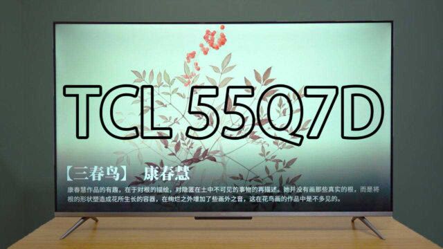 分体式摄像头亮眼 TCL 55Q7D智慧电视体验