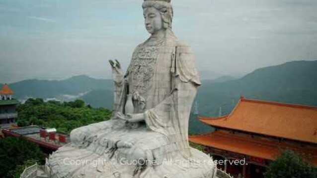 打卡广东观音山森林公园,见识一座大山上的巨大观音神像,从她的视觉看下去,一览众山小,看遍人间百态