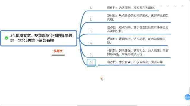 168、优质文章、视频爆款创作的底层思维,学会6思维下笔如有神