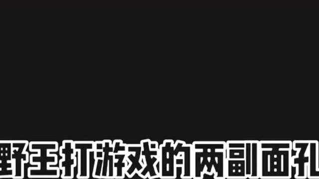 林锡:野王打游戏就是两副面孔