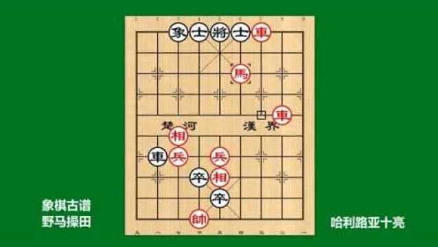 象棋古谱野马操田