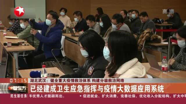 湖北武汉:健全重大疫情救治体系 构建分级救治网络