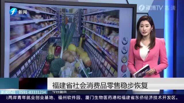 福建省社会消费品零售稳步恢复