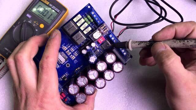 修一个数字功放板,老板说送给我了