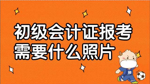 初级会计证报考需要什么照片