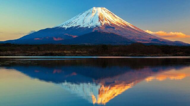 富士山的美景