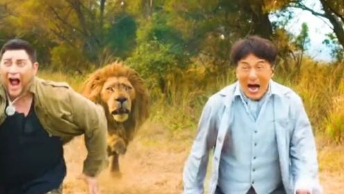 听说这部电影用的狮子是真的，迪拜王子养的宠物借给成龙