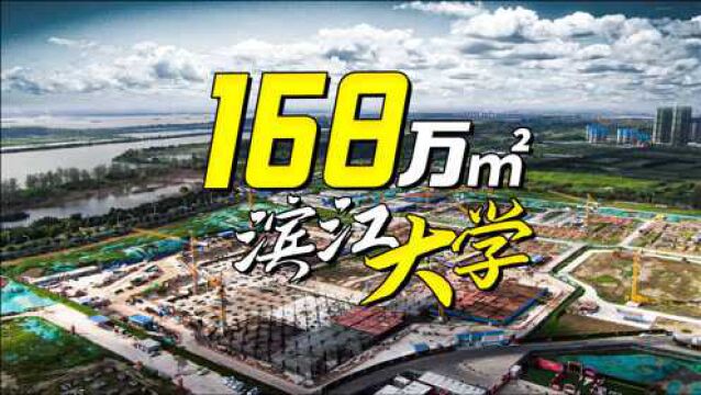 占地168万㎡,航拍南京直面长江的大学!