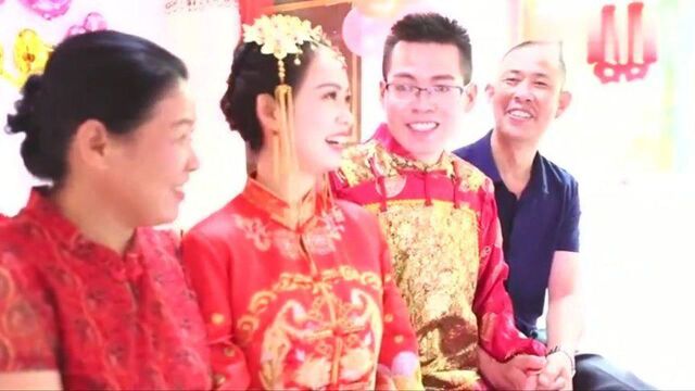 惊艳贵州瓮安玉山一家中式婚礼,新娘如花似玉,新郎好有福气