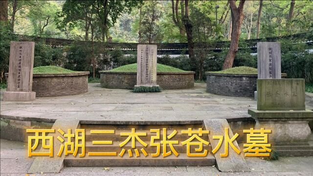 探访西湖三杰张苍水墓,为何死后他的墓碑却刻上了“王先生墓”?