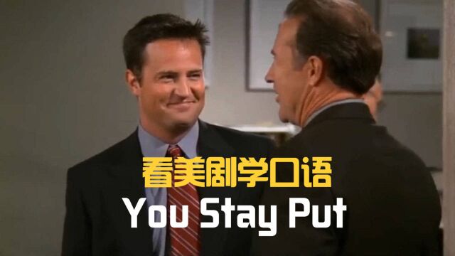 You stay put,“你停放”?不按套路出牌的英语口语!