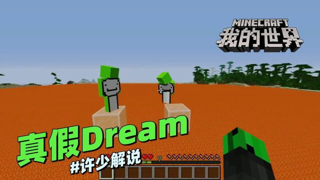 我的世界《真假Dream》:你能分辨出哪个才是真正的Dream吗?