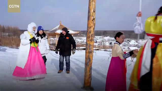 【视频】一起来安图奶头山村感受长白山冰雪奇境!