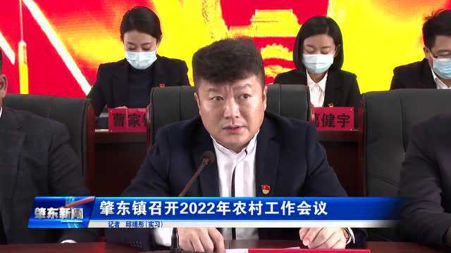 肇东融媒 |肇东镇召开2022年农村工作会议