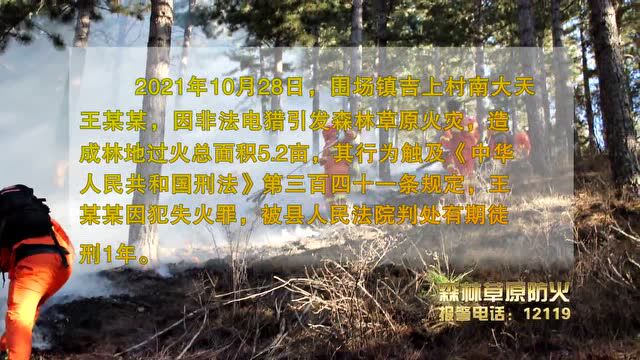 森林防火,警钟长鸣围场满族蒙古族自治县森林草原防火警示教育片