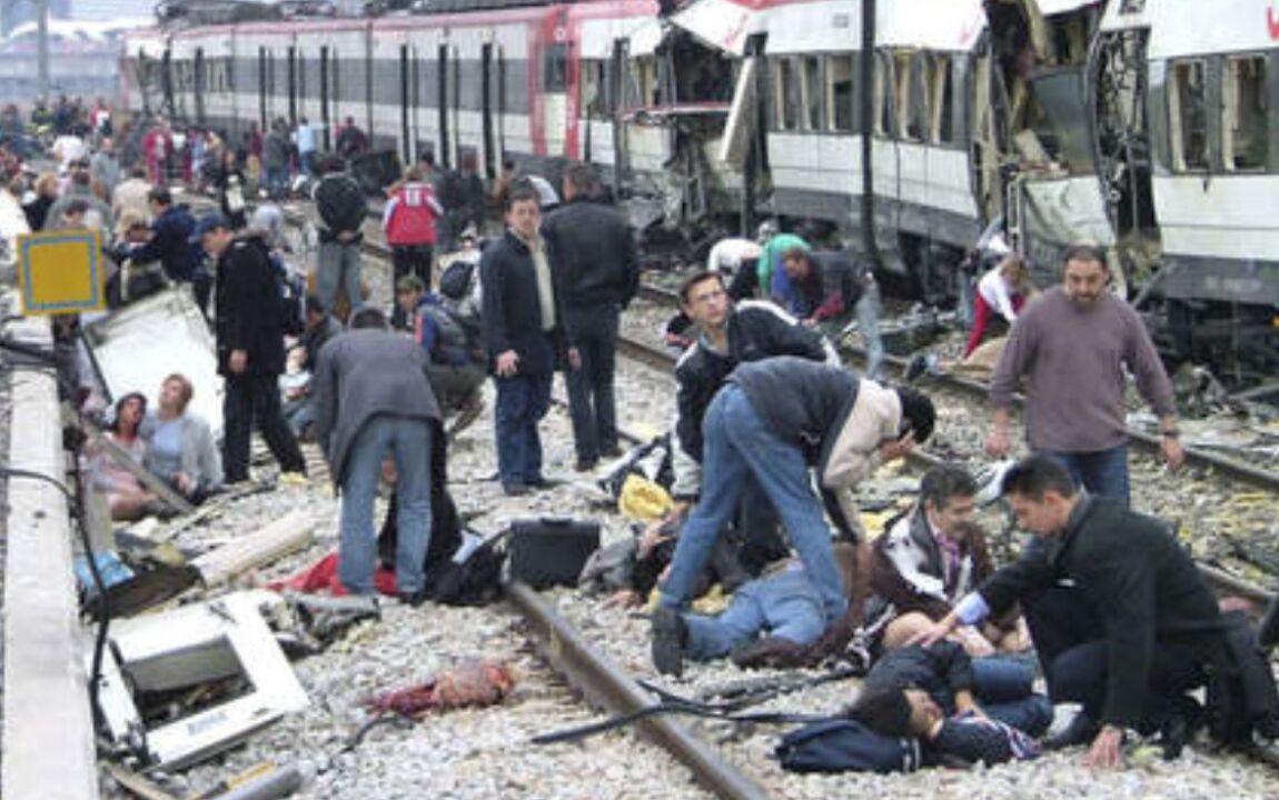 2004年,马德里地铁遭遇恐怖袭击,10枚炸弹连续爆炸