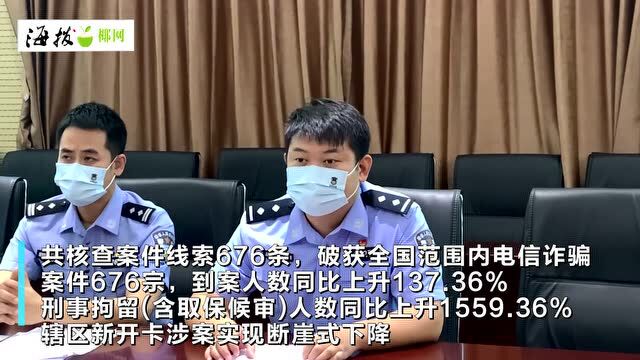 严打“两卡”犯罪!海口龙华警方抓获601人