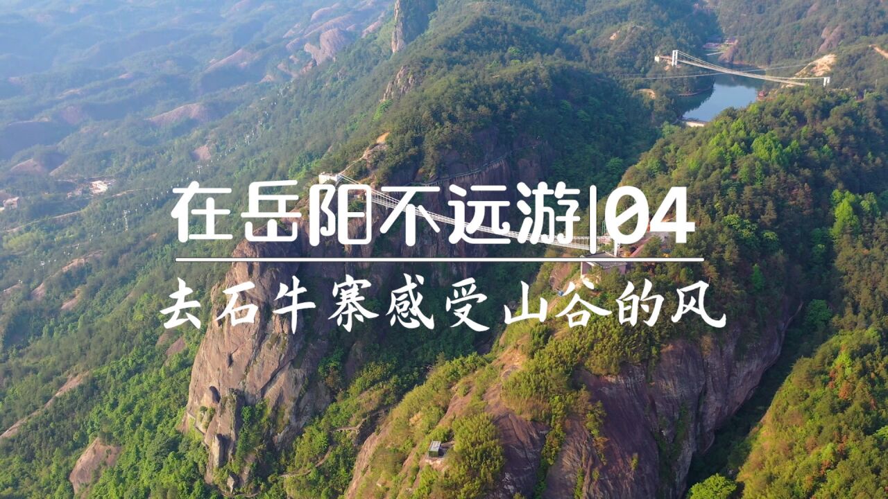 在岳阳不远游④丨去石牛寨感受山谷的风