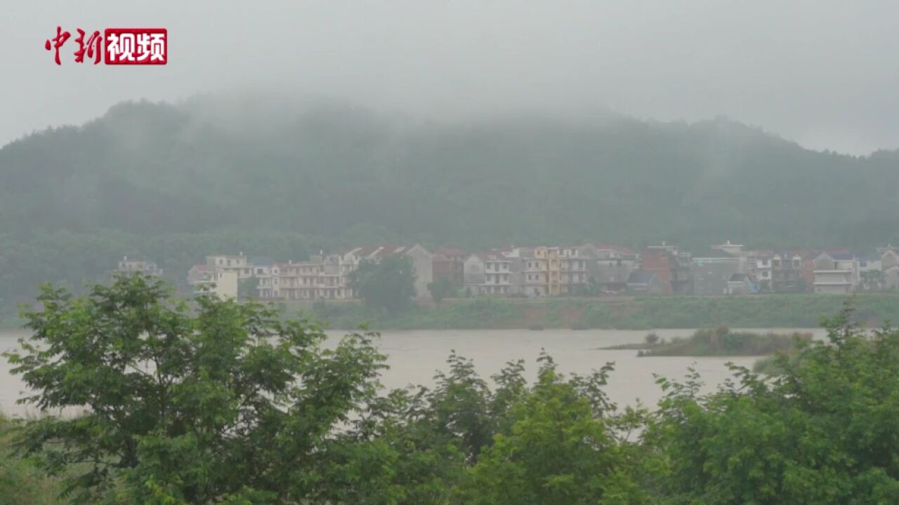 持续强降雨致江西乐平河水上涨2000余人受灾