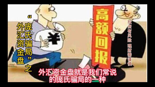  揭秘“庞氏骗局”之外汇资金盘! 