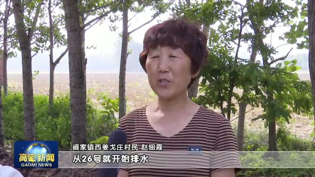 满意在凤城 | 全力应对强降雨系列报道之二:高密科学组织防汛压实责任勇担当