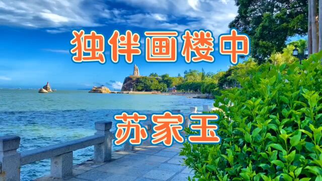 苏家玉演唱的歌曲《独伴画楼中》黄梅调,江南情,歌曲独特,歌声悠扬