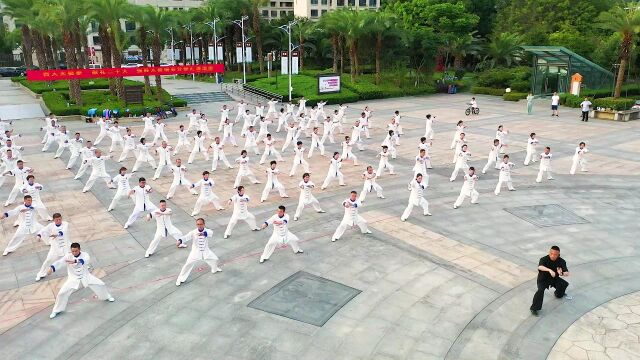 百人太极拳 献礼二十大 强胜太极瑞安分部汇演活动