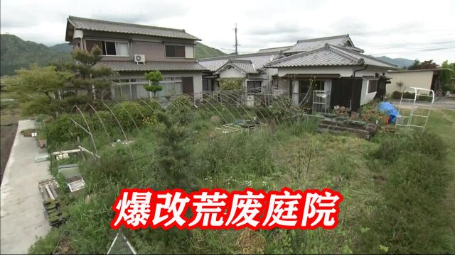 改造211平米的荒废庭院,花园餐厅,英式花园搭建全过程,美呆了