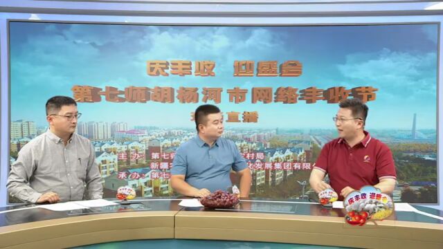 精彩!七师胡杨河市“庆丰收 迎盛会”网络丰收节实况来啦