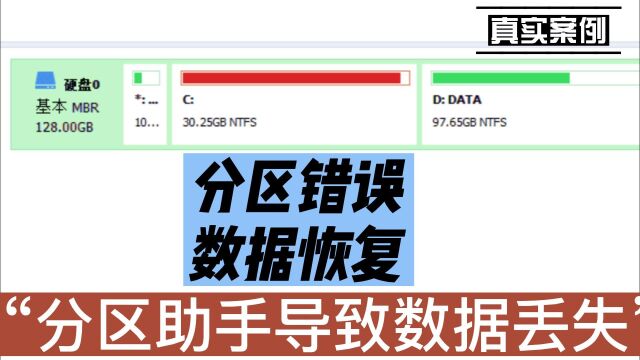 分区助手导致分区损坏,数据恢复陈楠