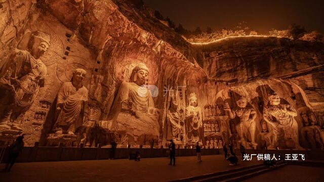 洛阳龙门石窟大气历史感延时摄影视频素材