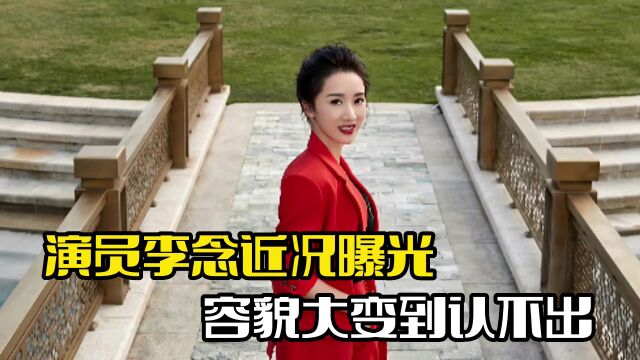 演员李念近照曝光!容貌大变被指变脸,与以前判若两人