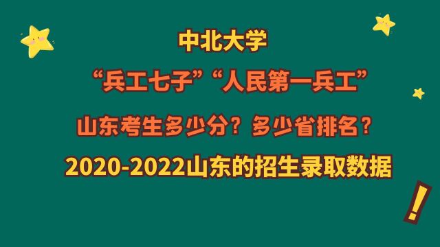 中北大学,“兵工七子”“人民第一兵工”,山东考生最低多少分?