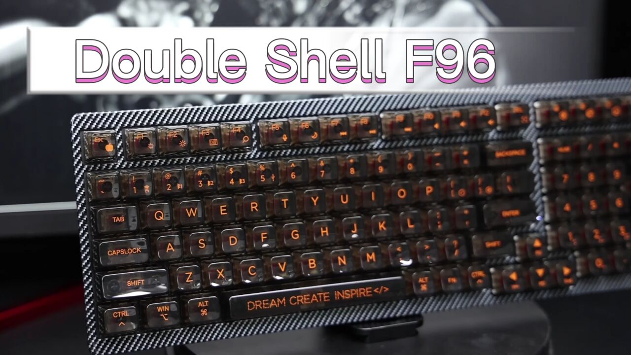 Double Shell F96三模热插拔机械键盘上手