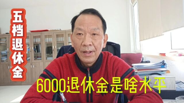 退休工资也分五等,6000元的月退休金在南京是什么水平?