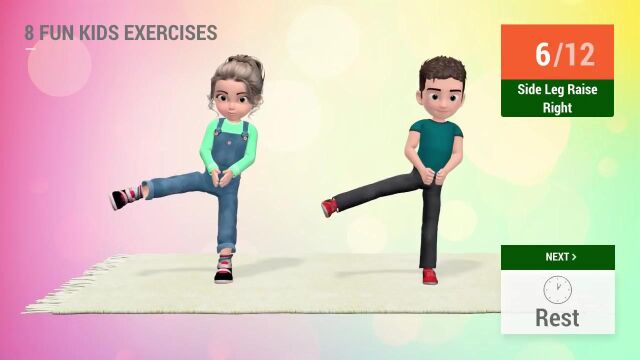 8 FUN KIDS EXERCISES  GET ACTIVE AT HOME!A6kxwWPODA