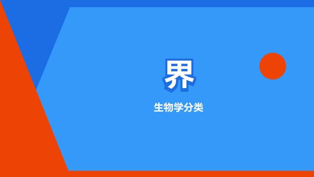 “界”是什么意思?