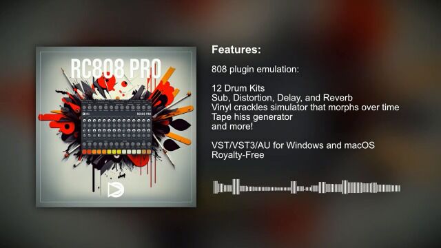 RC808 Pro VST VST3 AU plugin instrument
