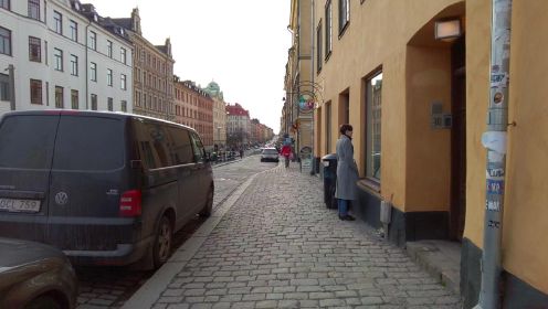瑞典斯德哥尔摩徒步旅行-城市步行地铁-4K 60FPS。#唐加文#