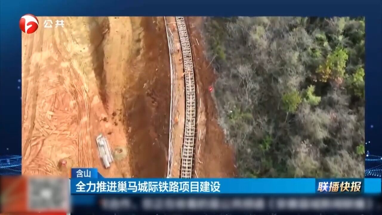 含山:全力推进巢马城际铁路项目建设