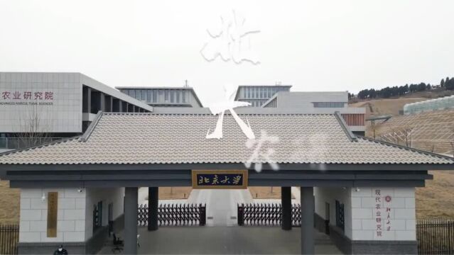 壮观的北京大学现代农业学院,欢迎你们来参观.