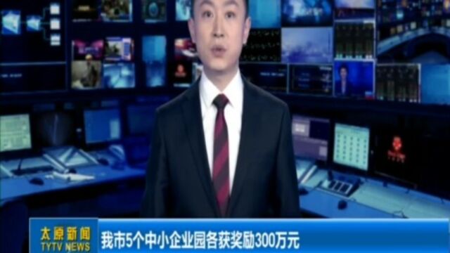 太原市5个中小企业园各获奖励300万元