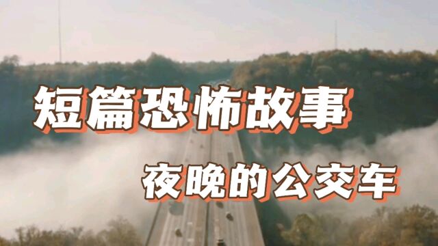 短篇恐怖故事之夜晚的公交车